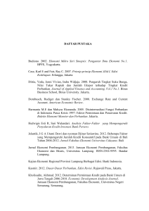 DAFTAR PUSTAKA Budiono. 2002. Ekonomi Mikro Seri Sinopsis