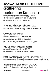 Gathering pertemuan Komunitas