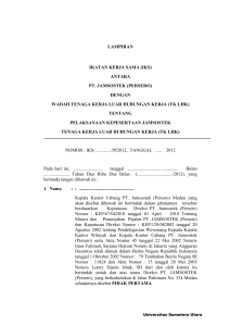 lampiran ikatan kerja sama (iks)