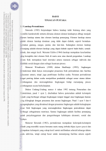 BAB II TINJAUAN PUSTAKA 2.1 Lanskap