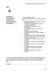 Kerangka Konsep Akuntansi Pemerintahan Indonesia