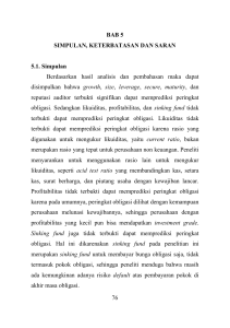 76 BAB 5 SIMPULAN, KETERBATASAN DAN SARAN 5.1. Simpulan