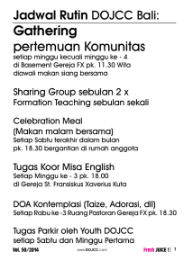 Gathering pertemuan Komunitas