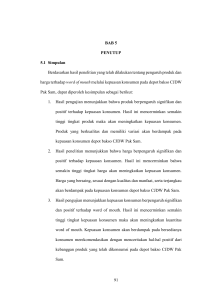 91 BAB 5 PENUTUP 5.1 Simpulan Berdasarkan hasil penelitian