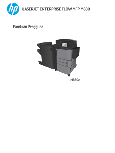 HP LaserJet Enterprise flow MFP M830 User Guide