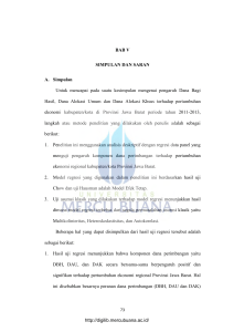 BAB V SIMPULAN DAN SARAN A. Simpulan Untuk mencapai pada