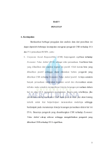 BAB V PENUTUP A. Kesimpulan Berdasarkan berbagai pengujian