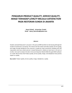 pengaruh product quality, service quality, image terhadap