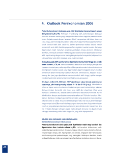 4. Outlook Perekonomian 2006