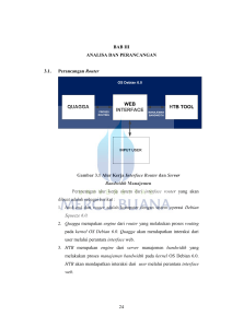 24 BAB III ANALISA DAN PERANCANGAN 3.1. Perancangan