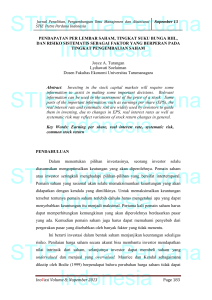 Jurnal Penelitian, Pengembangan Ilmu Manajemen dan Akuntansi