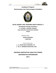 Landasan Program Perencanaan dan Perancangan Arsitektur