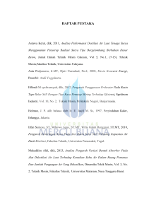 daftar pustaka - Perpustakaan Universitas Mercu Buana