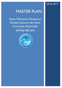 Master Plan IMMAJ FEB-UH 2016-2017