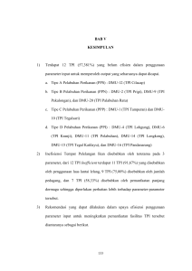 BAB V KESIMPULAN 1) Terdapat 12 TPI (57381