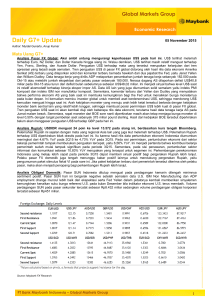 Daily G7+ Update - Maybank Indonesia