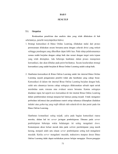 73 BAB 5 PENUTUP 5.1. Simpulan Berdasarkan