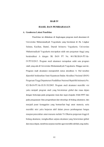 bab iv hasil dan pembahasan - UMY Repository