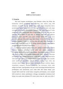 BAB V SIMPULAN DAN SARAN 5.1 Simpulan Dari hasil kegiatan