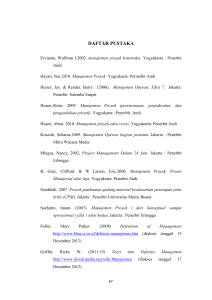 daftar pustaka - Perpustakaan Universitas Mercu Buana