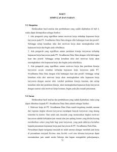 75 BAB 5 SIMPULAN DAN SARAN 5.1 Simpulan