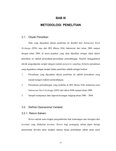 BAB III METODOLOGI PENELITIAN