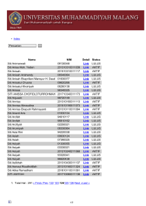 List Mahasiswa Abjad S Halaman ke 124