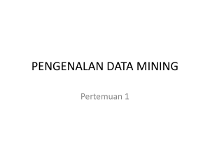 pengenalan data mining