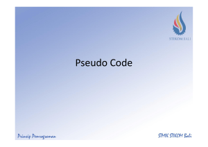 Pseudo Code - WordPress.com
