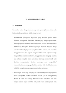 V. KESIMPULAN DAN SARAN A. Kesimpulan Berdasarkan uraian