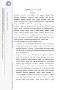 Performance Communication of Farmers