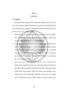 68 BAB 5 PENUTUP 5.1 Simpulan Berdasarkan hasil penelitian