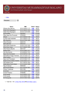 List Mahasiswa Abjad E Halaman ke 51