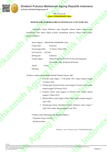 Mahkamah Agu Mahkamah Agung Republik