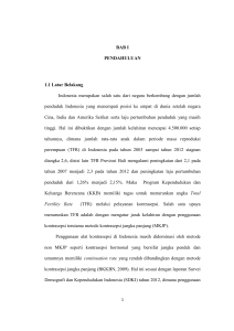 BAB I PENDAHULUAN 1.1 Latar Belakang Indonesia merupakan