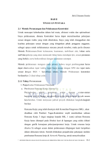 II-1 BAB II TINJAUAN PUSTAKA 2.1 Metode Perancangan dan