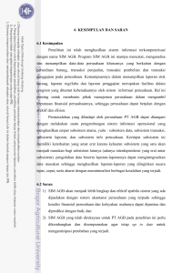 6 KESIMPULAN DAN SARAN 6.1 Kesimpulan