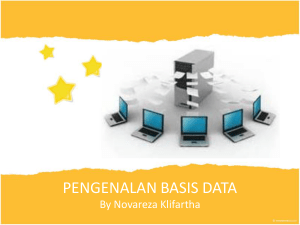 pengenalan basis data