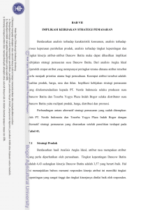 Analisis perilaku konsumen dalam proses