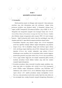 bab v kesimpulan dan saran