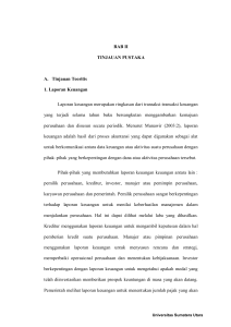 BAB II TINJAUAN PUSTAKA A. Tinjauan Teoritis 1. Laporan