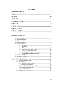 DAFTAR ISI LEMBAR PENGESAHAN