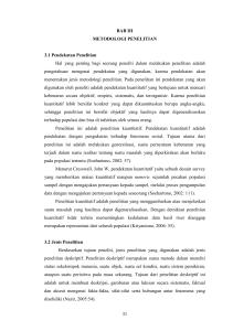 31 BAB III METODOLOGI PENELITIAN 3.1 Pendekatan Penelitian