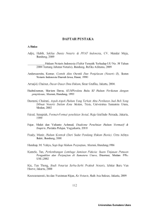 daftar pustaka - Universitas Sumatera Utara