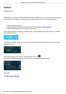 Jurnal Guidebook PDF - Notifikasi