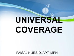 universal coverage