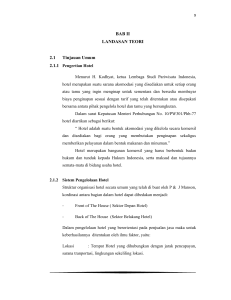 BAB II LANDASAN TEORI 2.1 Tinjauan Umum