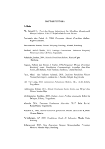 DAFTAR PUSTAKA A. Buku Amiruddin dan Zainal A