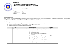silabus - Home SiAkad Universitas Dian Nuswantoro