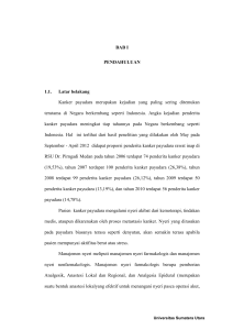 BAB I PENDAHULUAN 1.1. Latar belakang Kanker payudara